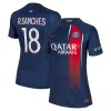 Paris Saint-Germain 2023-24 R.Sanches 18 Hjemme - Dame Fotballdrakt